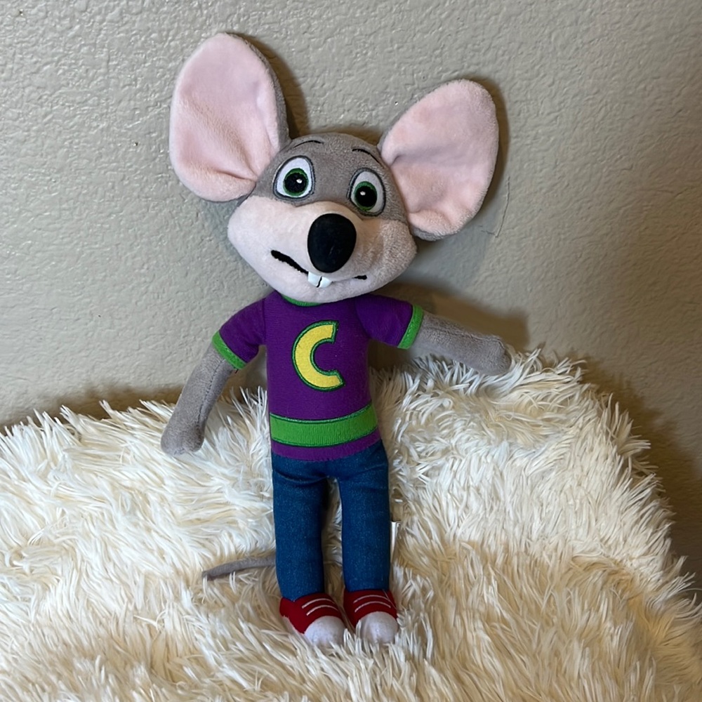 Chuck E Chesse Pizza Mouse 13" Plush Stuffed Animal Toy 2013